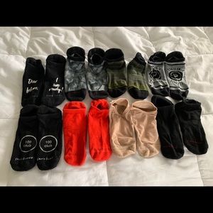 8 pairs of Pure Barre sticky socks